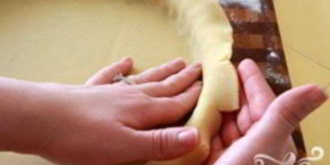 Рецепт миндального пирога с грушами