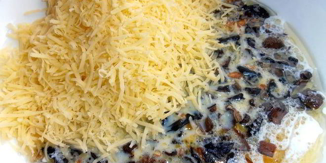 Рецепт мужской пирог с грибами