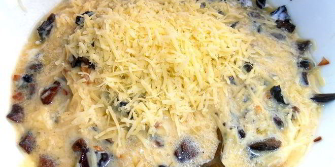 Рецепт мужской пирог с грибами