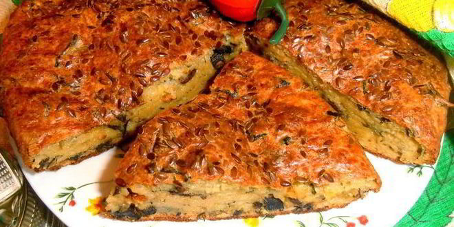 Рецепт мужской пирог с грибами