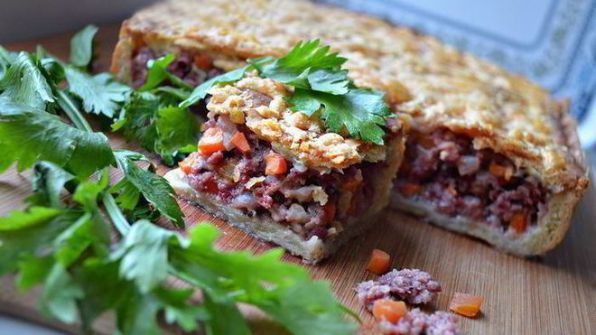 Рецепт Мясной пирог Веселый барашек