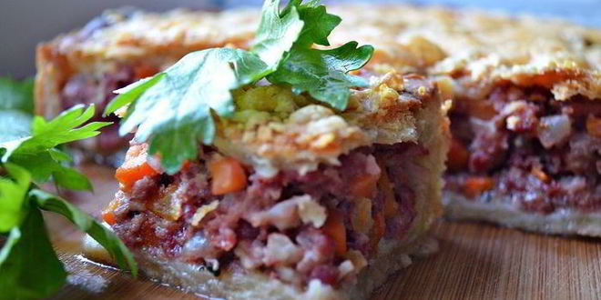 Рецепт мясной пирог веселый барашек
