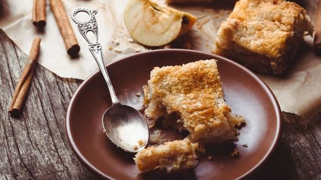 Рецепт Насыпной яблочный пирог с яблоками за 7 минут