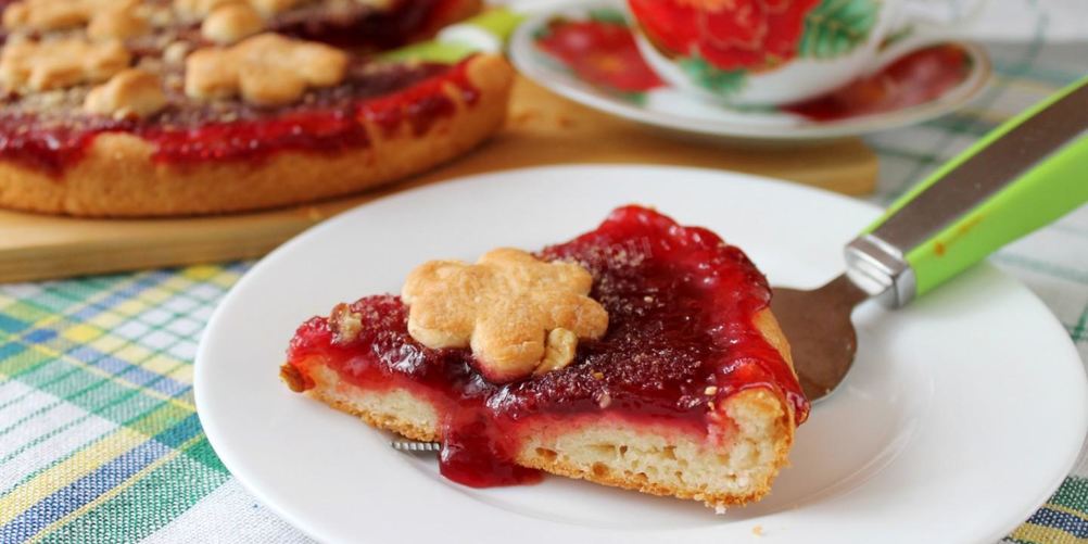 Как приготовить открытый пирог с повидлом