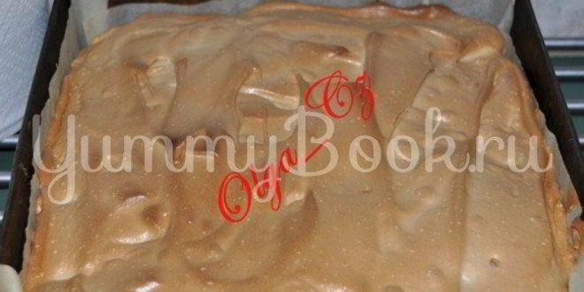 Рецепт песочный пирог с ревенем и безе