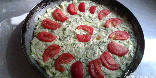 Рецепт пирог из кабачков