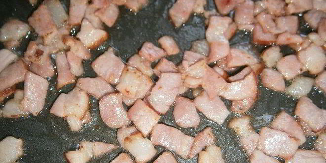 Рецепт пирог из картофельного теста с творогом и беконом