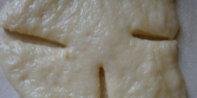 Рецепт пирог из картофельного теста с творогом и беконом