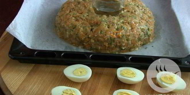 Рецепт пирог из куриного фарша рождественское кольцо