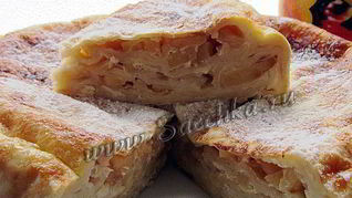 Рецепт Пирог из лаваша с яблоками