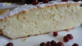 Рецепт Пирог из творога и манки