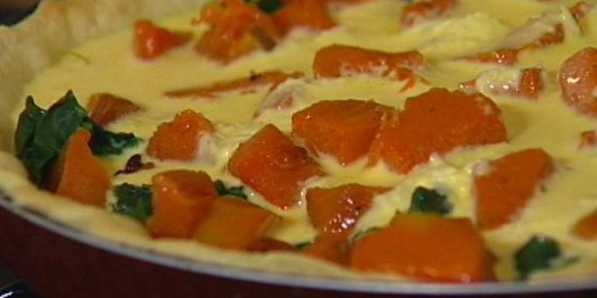 Рецепт пирог из тыквы с горгонзолой