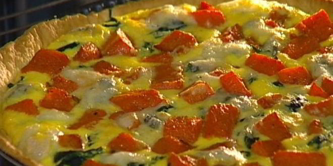 Рецепт пирог из тыквы с горгонзолой