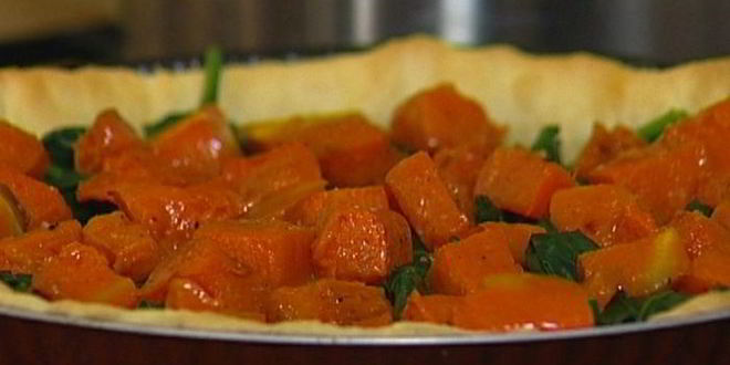 Рецепт пирог из тыквы с горгонзолой