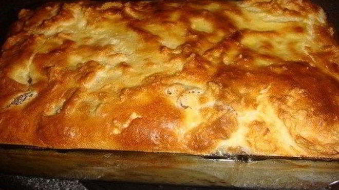 Рецепт Пирог из яблок со сметаной