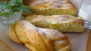 Рецепт Пирог-косичка со сливочно-лимонной начинкой