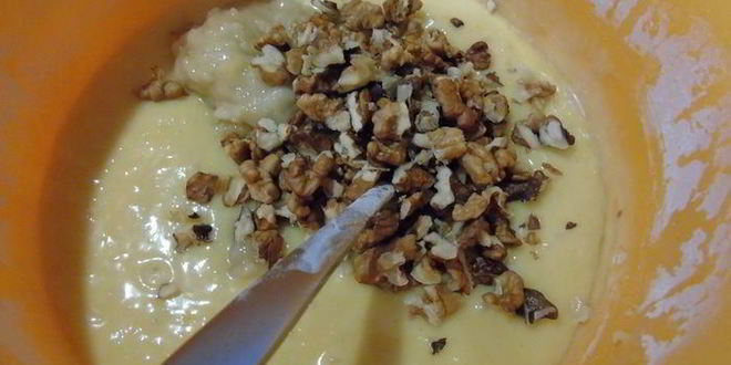 Рецепт пирог с бананом