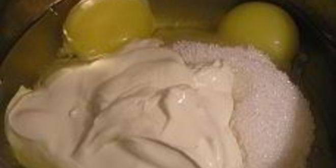 Рецепт пирога с брусникого в микроволновке