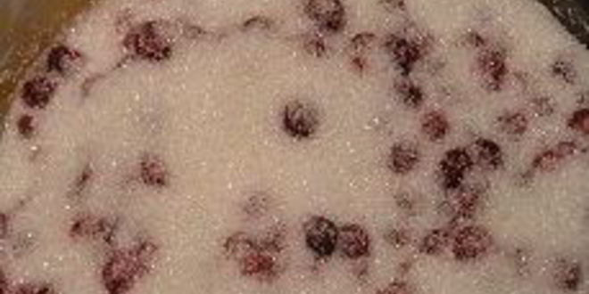 Рецепт пирога с брусникого в микроволновке