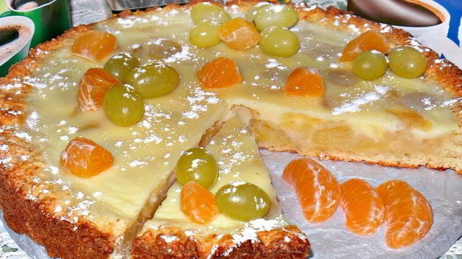 Рецепт Пирог с фруктами