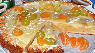 Рецепт Пирог с фруктами