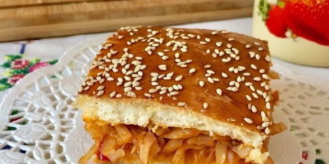 Рецепт пирог с капустой