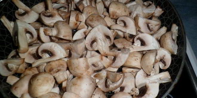 Рецепт пирог с курицей и шампиньонами без яиц