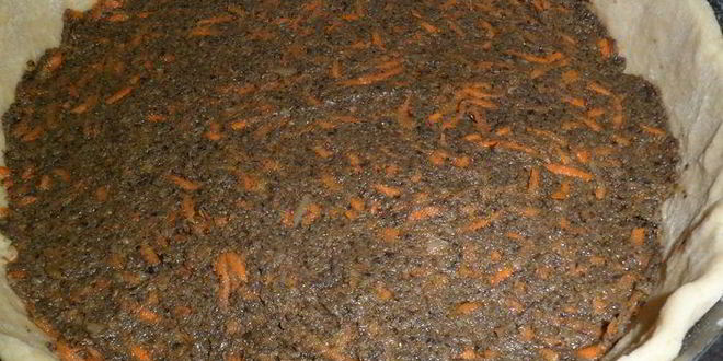 Рецепт пирог с курицей и шампиньонами без яиц