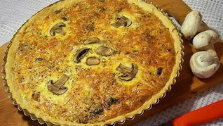 Рецепт Пирог с курицей и шампиньонами