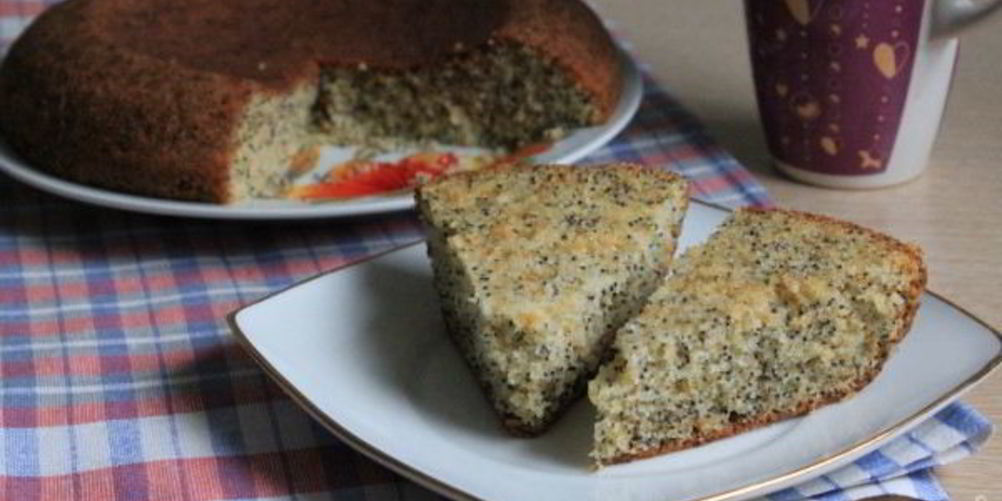 Как приготовить пирог с маком в мультиварке