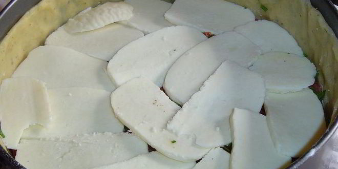 Рецепт пирог с овощами и брынзой