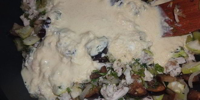 Рецепт пирог с овощами и куриной грудкой