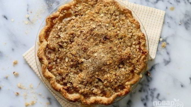 Рецепт Пирог с пьяной грушей