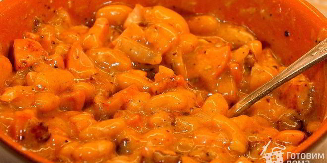 Рецепт пирог с сосисками, беконом и фасолью