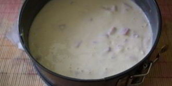 Рецепт пирог с сыром и ветчиной