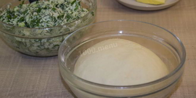 Рецепт пирог с сыром и зеленью осетинский