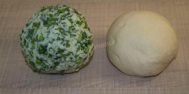 Рецепт пирог с сыром и зеленью осетинский