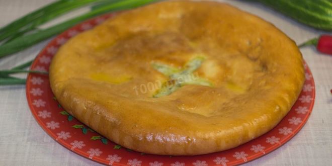 Рецепт пирог с сыром и зеленью осетинский
