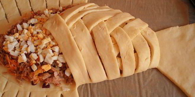 Рецепт пирог с тунцом