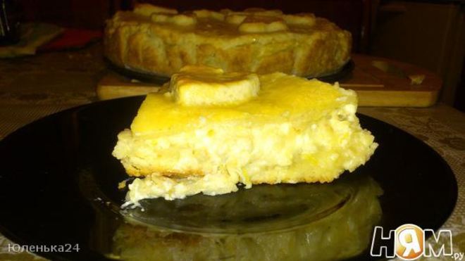 Рецепт Пирог с творогом Нежное облачко