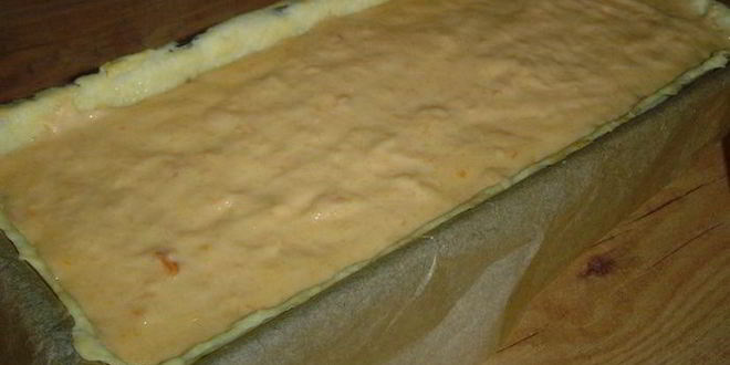 Рецепт пирог с яблоками, фаршированными марципаном и вялеными вишнями