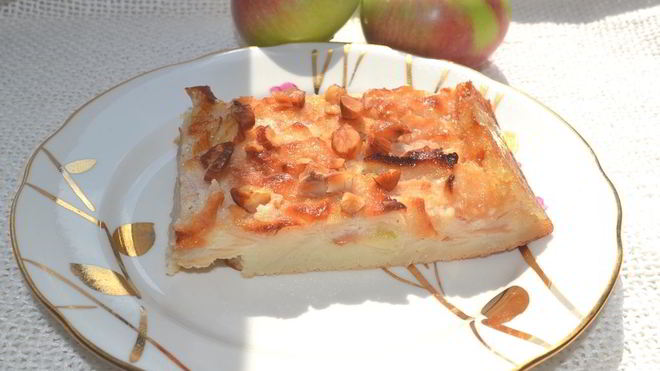 Рецепт Пирог с яблоками Невидимый