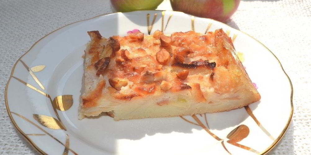 Как приготовить пирог с яблоками невидимый