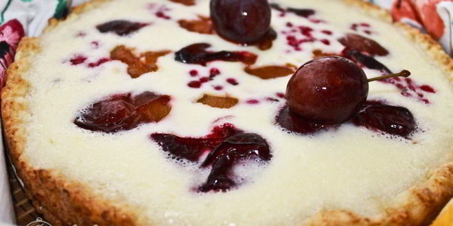 Рецепт пирог со сливами