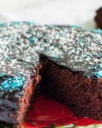 Постный пирог с какао