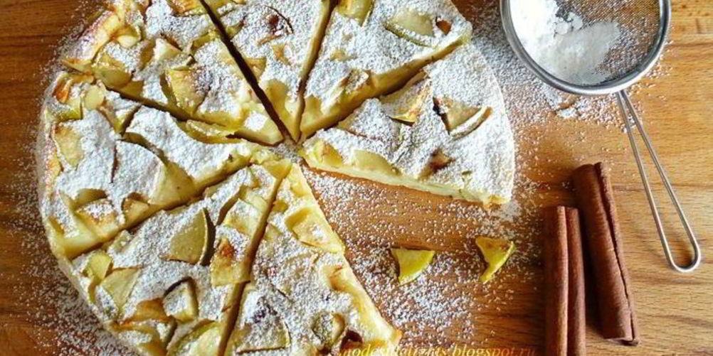 Как приготовить пряный яблочный пирог-блин