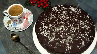 Рецепт Шоколадно-кокосовый пирог