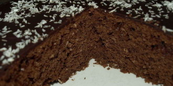 Рецепт шоколадно-кокосовый пирог