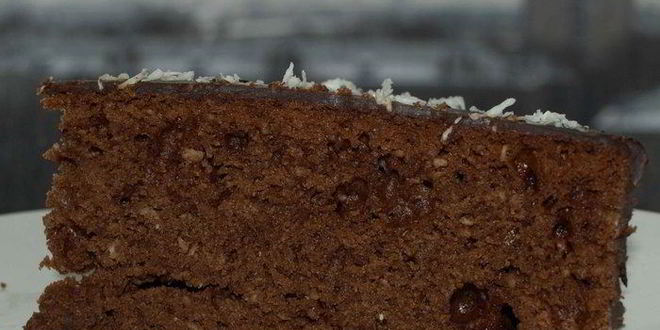 Рецепт шоколадно-кокосовый пирог