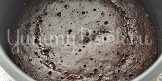 Рецепт шоколадный пирог на сметане в мультиварке